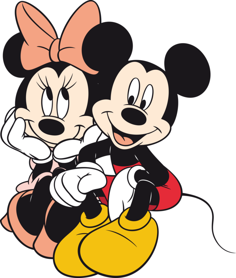 Gambar Kartun Mickey Mouse Hitam Putih